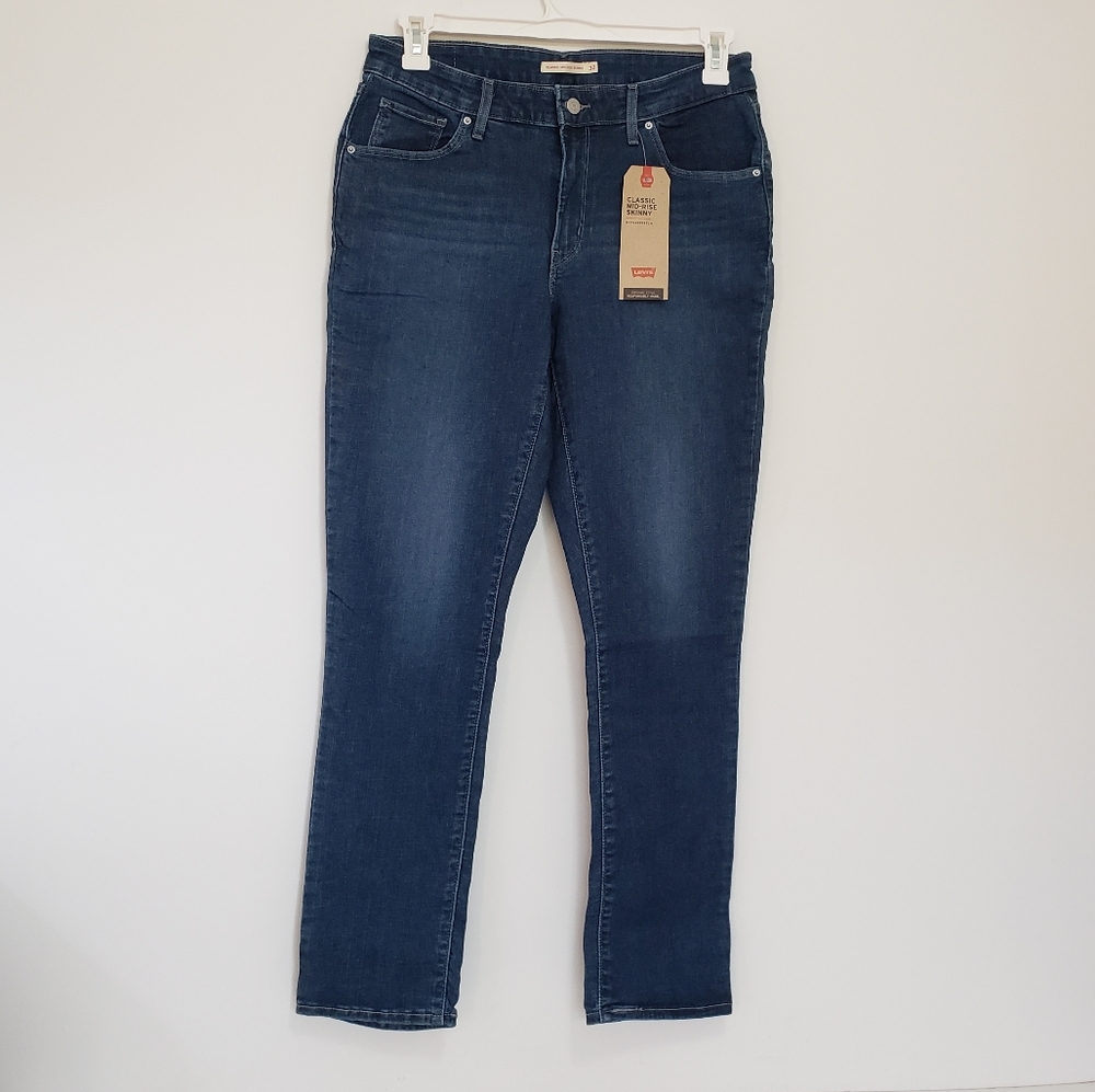Levis  men's classic mid-rise skinny jeans